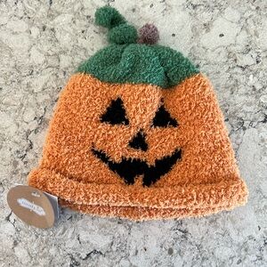 Mud Pie Jack-o-lantern Chenille Hat for Infants, Size 6-18 Months, NEW